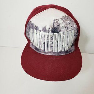 Amsterdam Hat Cap Adjustable Snapback One Size Fit
